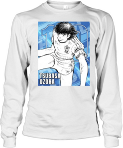 Tsubasa Ozora Nankatsu Sc Fc Captain Tsubasa Anime Manga Series Number 10 Long Sleeved T-shirt