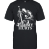Tummy Hurts Knight Dark Fantasy Classic Men's T-shirt
