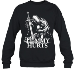 Tummy Hurts Knight Dark Fantasy  Unisex Sweatshirt