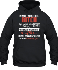 Twinkle Twinkle Little Bitch Go Ahead Keep Talking I Am Still Gonna Run You Over Unisex Hoodie