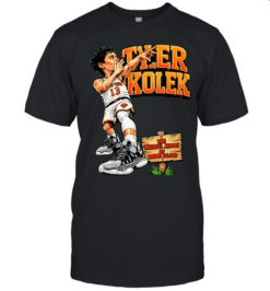 Tyler Kolek New York Knicks player caricature the Michael Jordan of Rhode Island  Classic Men's T-shirt