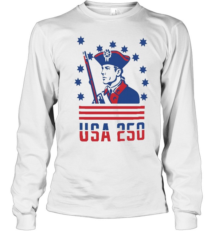USA 250 Patriot America 250th Anniversary Long Sleeved T-shirt