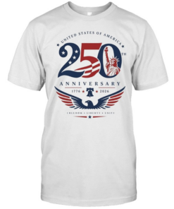 USA 250th anniversary 1776 2026 Statue of Liberty freedom liberty unity Classic Men's T-shirt