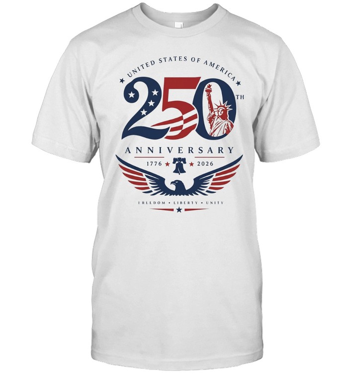 USA 250th anniversary 1776 2026 Statue of Liberty freedom liberty unity Classic Men's T-shirt