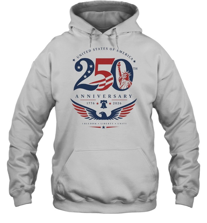 USA 250th anniversary 1776 2026 Statue of Liberty freedom liberty unity Unisex Hoodie