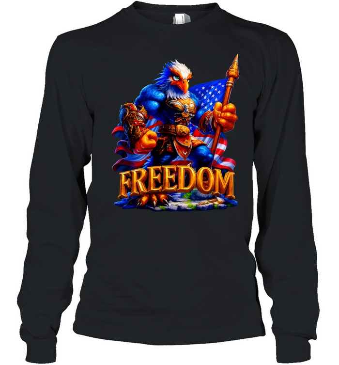 USA freedom bald eagle Long Sleeved T-shirt