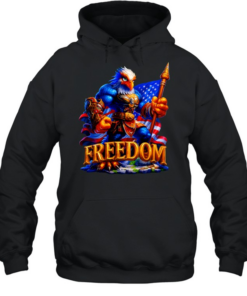 USA freedom bald eagle Unisex Hoodie
