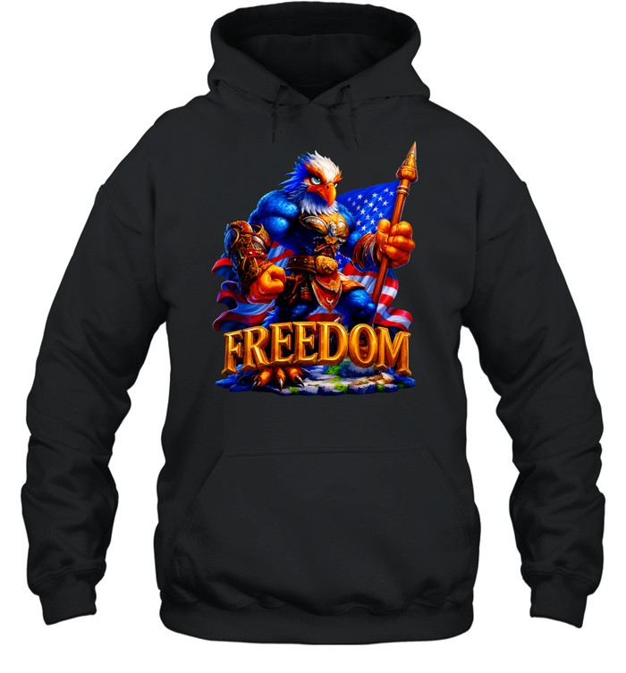 USA freedom bald eagle Unisex Hoodie