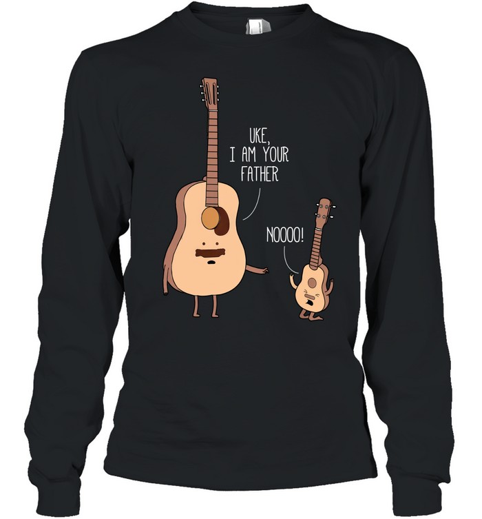 Uke i am your father Ukulele Guitar Long Sleeved T-shirt