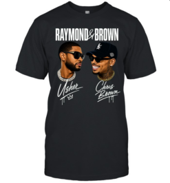 Usher and Chris Brown Raymond and Brown collab  Classic Men's T-shirt