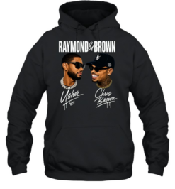 Usher and Chris Brown Raymond and Brown collab  Unisex Hoodie