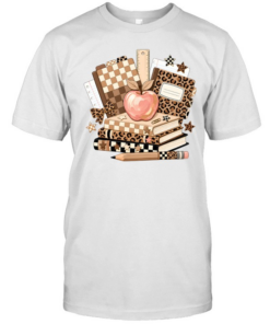 Vintage Coquette Stacked Books Classic Men's T-shirt
