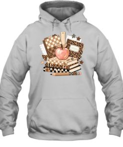 Vintage Coquette Stacked Books Unisex Hoodie