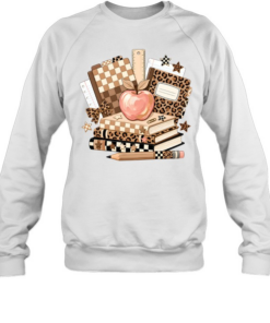 Vintage Coquette Stacked Books Unisex Sweatshirt