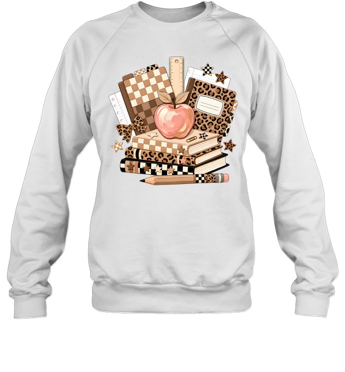Vintage Coquette Stacked Books Unisex Sweatshirt