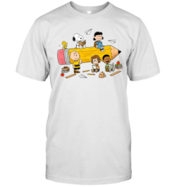 Vintage Snoopy and Friends School Classic Men's T-shirt