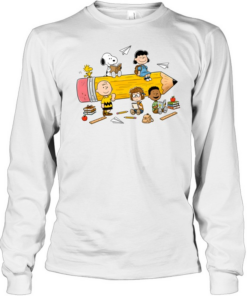 Vintage Snoopy and Friends School Long Sleeved T-shirt
