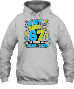 Wait Bruh 6th 7th Grade Unisex Hoodie