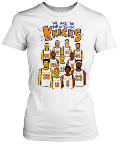 We Are The New York Knicks Basketball Players Illustration Print  Classic Women's T-shirt