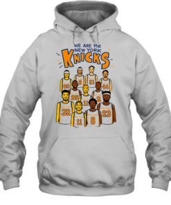 We Are The New York Knicks Basketball Players Illustration Print Unisex Hoodie