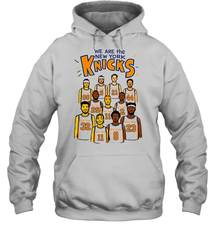 We Are The New York Knicks Basketball Players Illustration Print Unisex Hoodie