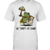We Thrift At Dawn Cute Frog Thrifting Classic Men's T-shirt