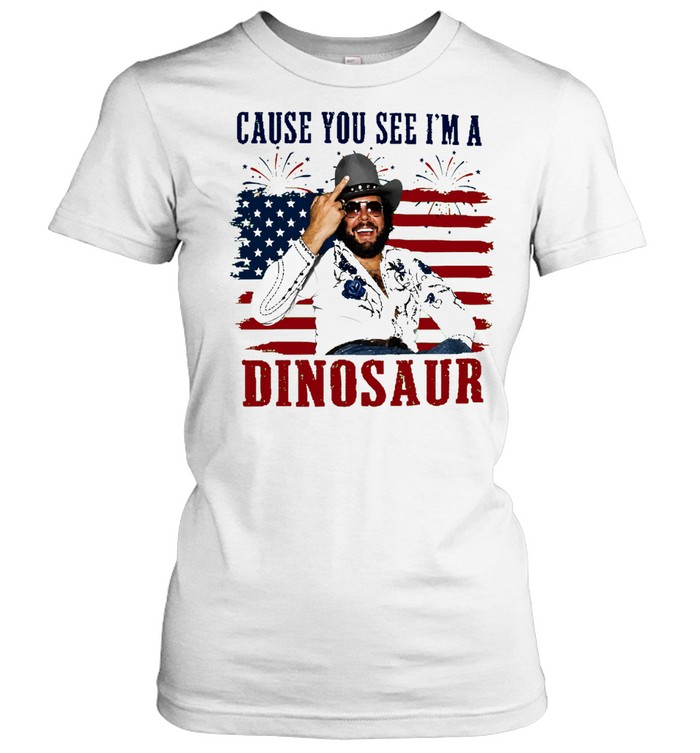 Williams Jr Cause You See I’m A Dinosaur 4th of July Classic Women's T-shirt