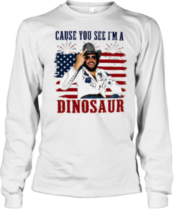 Williams Jr Cause You See I’m A Dinosaur 4th of July Long Sleeved T-shirt