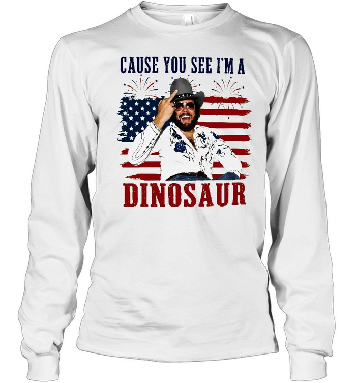 Williams Jr Cause You See I’m A Dinosaur 4th of July Long Sleeved T-shirt