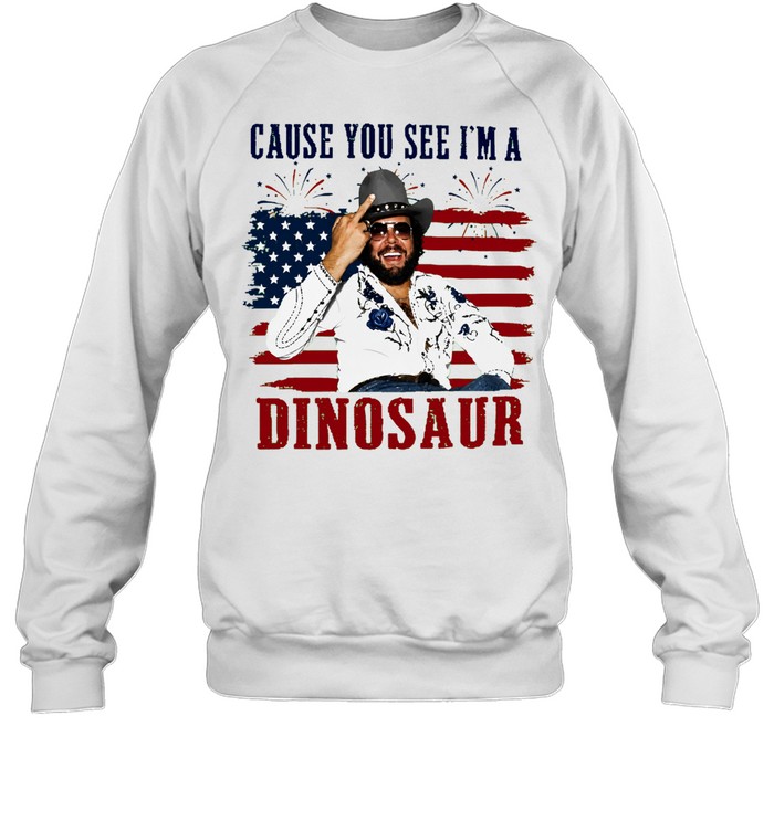 Williams Jr Cause You See I’m A Dinosaur 4th of July Unisex Sweatshirt