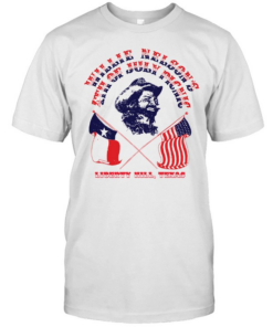 Willie Nelson 1975 4th of July Picnic Band 70s Classic Men's T-shirt