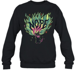Wizard Cat NOPE Fire Magic Spell Casting Mystical Fantasy Kitten  Unisex Sweatshirt