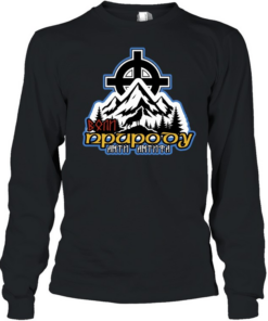 Wolf Prirodu Anth Anthpa Mountain Celtic Cross  Long Sleeved T-shirt