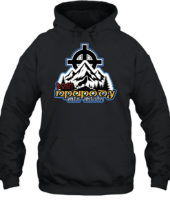 Wolf Prirodu Anth Anthpa Mountain Celtic Cross  Unisex Hoodie