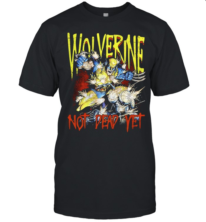 Wolverine Marvel Comics Wolverine not dead yet Classic Men's T-shirt