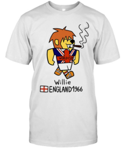 World Cup Willie England 1966 mascot cartoon smoking cigar soccer tournament Classic Men's T-shirt
