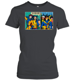 X-Men Wolverine Scotty doesn’t know cartoon comic panel parody humor Classic Women's T-shirt