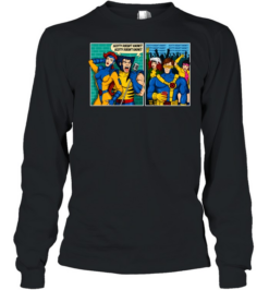 X-Men Wolverine Scotty doesn’t know cartoon comic panel parody humor Long Sleeved T-shirt