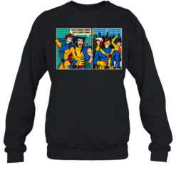 X-Men Wolverine Scotty doesn’t know cartoon comic panel parody humor Unisex Sweatshirt