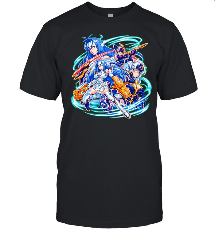 Xenosaga space robots collage graphic Classic Men's T-shirt