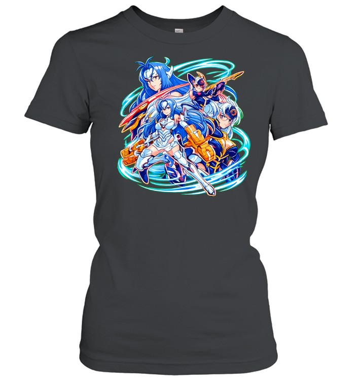 Xenosaga space robots collage graphic Classic Women's T-shirt