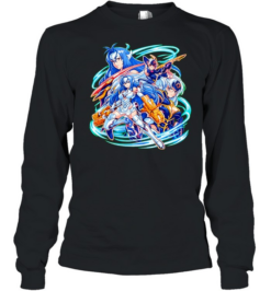 Xenosaga space robots collage graphic Long Sleeved T-shirt