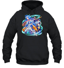 Xenosaga space robots collage graphic Unisex Hoodie