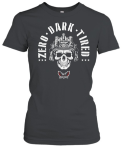 Zero Dark Tired skull  Classic Women's T-shirt