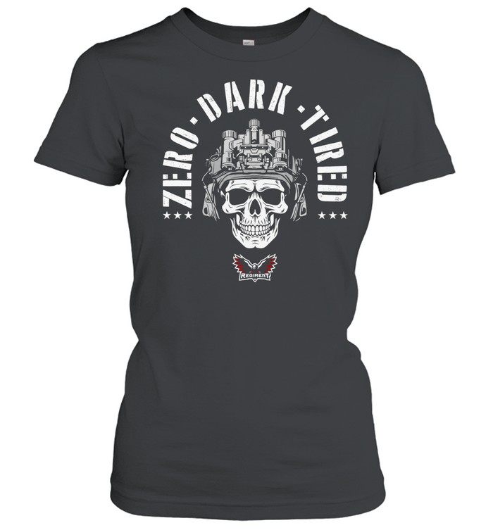 Zero Dark Tired skull Classic Women's T-shirt