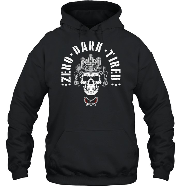 Zero Dark Tired skull Unisex Hoodie