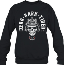 Zero Dark Tired skull Unisex Sweatshirt