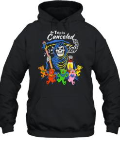 grim reaper the trip is canceled dancing bears Unisex Hoodie