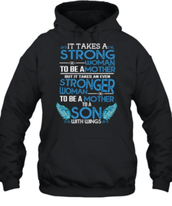 it takes a strong woman to be a mother Unisex Hoodie